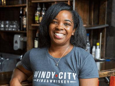 Headshot of Terri Evans from Windy City Ribs and Whiskey